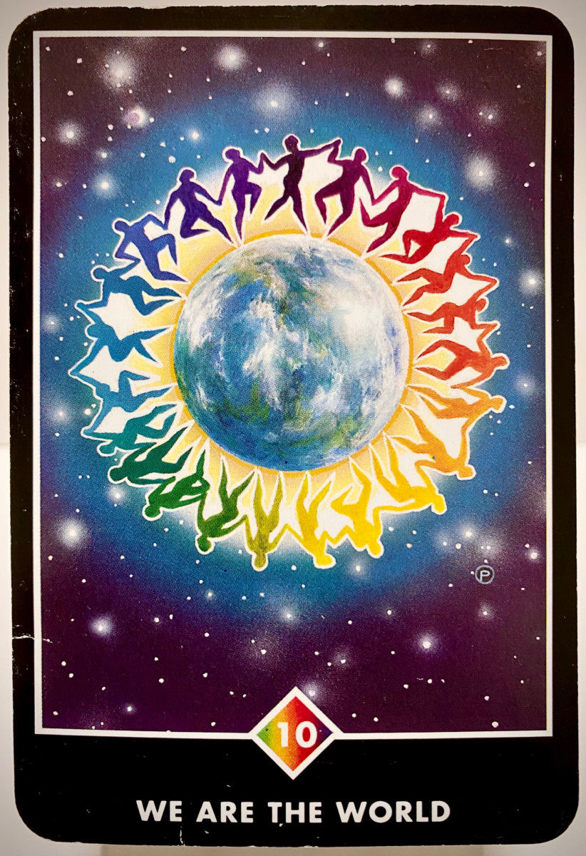 WE ARE THE WORLD ウィ・アー・ザ・ワールド OSHO禅タロット 1968日目 曇天ウォーキング 20201120