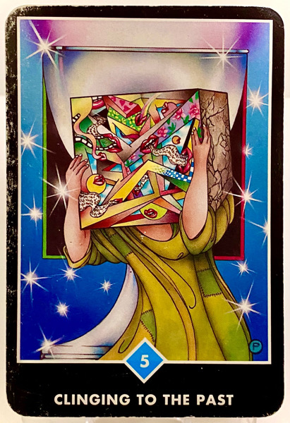 CLINGING TO THE PAST 過去への執着 OSHO禅タロット 3556日目 朝陽ウォーキング 20250326