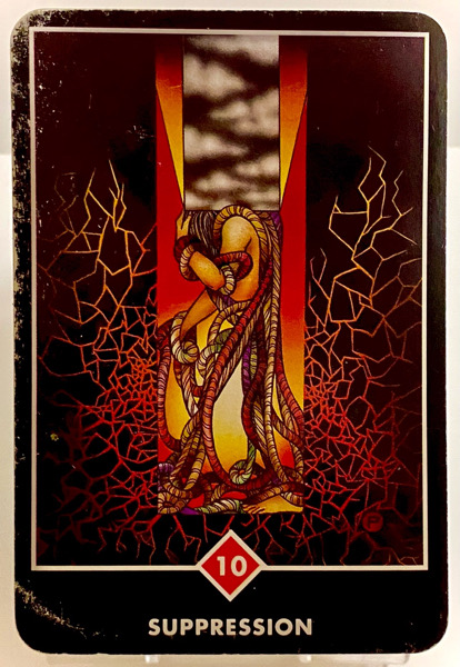 SUPPRESSION 抑圧 OSHO禅タロット 3692日目 日の出前ウォーキング 20250809