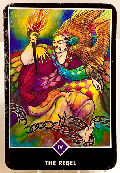 THE REBEL 反逆者 OSHO禅タロット 3724日目 朝陽ウォーキング 20250910