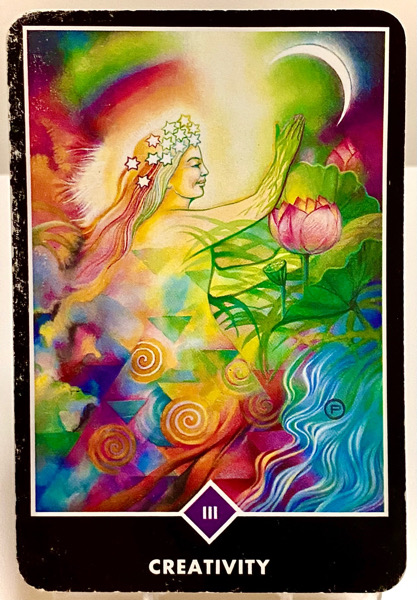 CREATIVITY 創造性 OSHO禅タロット 3725日目 朝陽ウォーキング 20250911