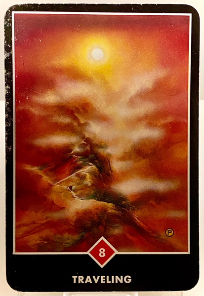 TRAVELING トラベリング OSHO禅タロット 3798日目 ウォーキングを休み中 20251123