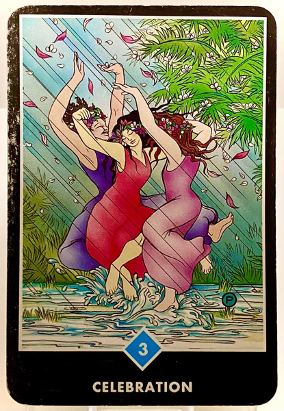 CELEBRATION 祝祭 OSHO禅タロット 3817日目 朝陽ウォーキング 20251212