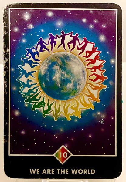 WE ARE THE WORLD ウィ・アー・ザ・ワールド OSHO禅タロット 3832日目 曇天ウォーキング 20251227