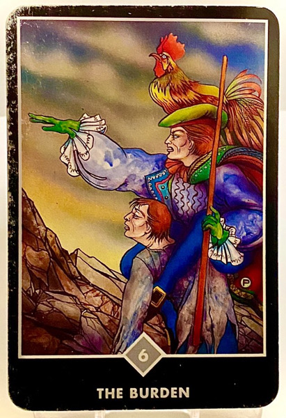 THE BURDEN 重荷 OSHO禅タロット 3837日目 朝陽ウォーキング 20260101