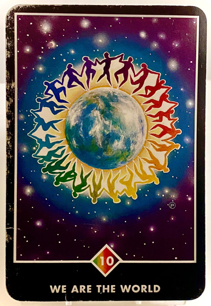 WE ARE THE WORLD ウィ・アー・ザ・ワールド OSHO禅タロット 3847日目 夜明け前ウォーキング 20260111