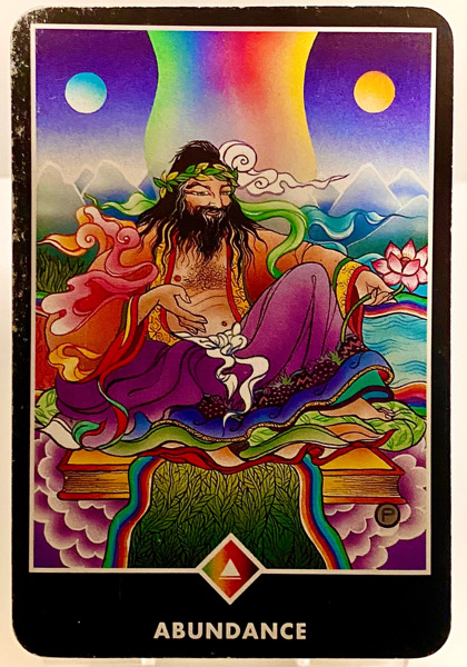 ABUNDANCE あふれ出る豊かさ OSHO禅タロット 3867日目 夜明け前ウォーキング 20260131