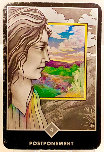 POSTPONEMENT 引き延ばすこと OSHO禅タロット 3868日目 夜明け前ウォーキング 20260201