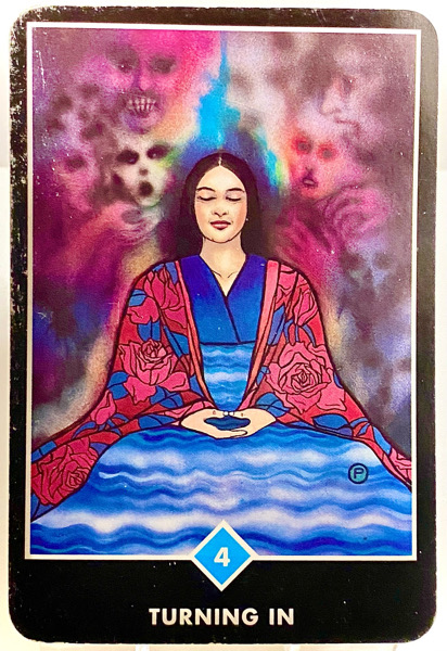 TURNING IN 内側に向かう OSHO禅タロット 3891日目 曇天ウォーキング 20260224