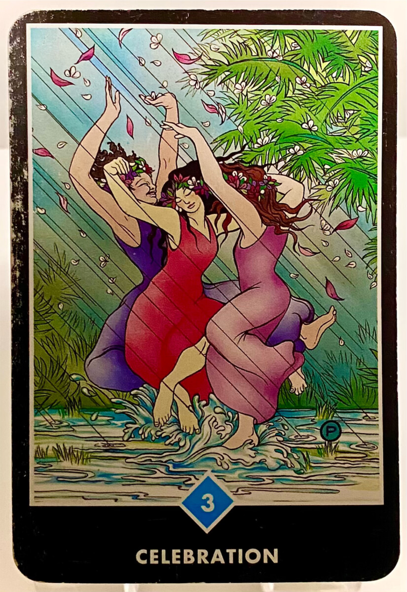 CELEBRATION 祝祭 OSHO禅タロット 3898日目 雨中ウォーキング 20260303