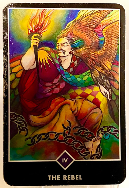 THE REBEL 反逆者 OSHO禅タロット 3910日目 夜明け前ウォーキング 20260315