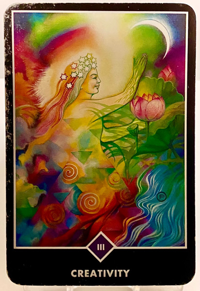 CREATIVITY 創造性 OSHO禅タロット 3923日目 夜明け前ウォーキング 20260328