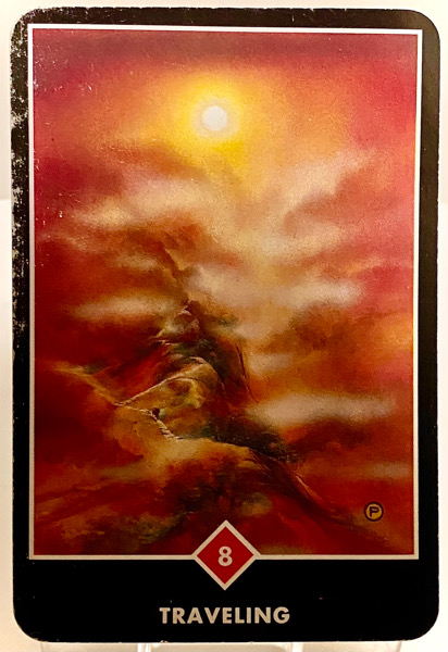 TRAVELING トラベリング OSHO禅タロット 3925日目 曇天ウォーキング 20260330