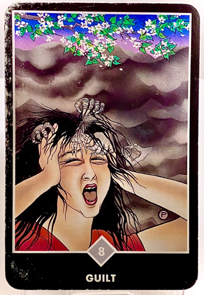 GUILT 罪悪感 OSHO禅タロット 3929日目 朝陽ウォーキング 20260403