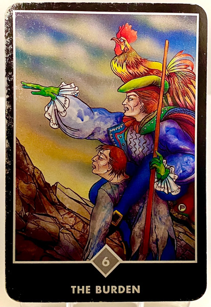 THE BURDEN 重荷 OSHO禅タロット 3932日目 朝陽ウォーキング 20260406